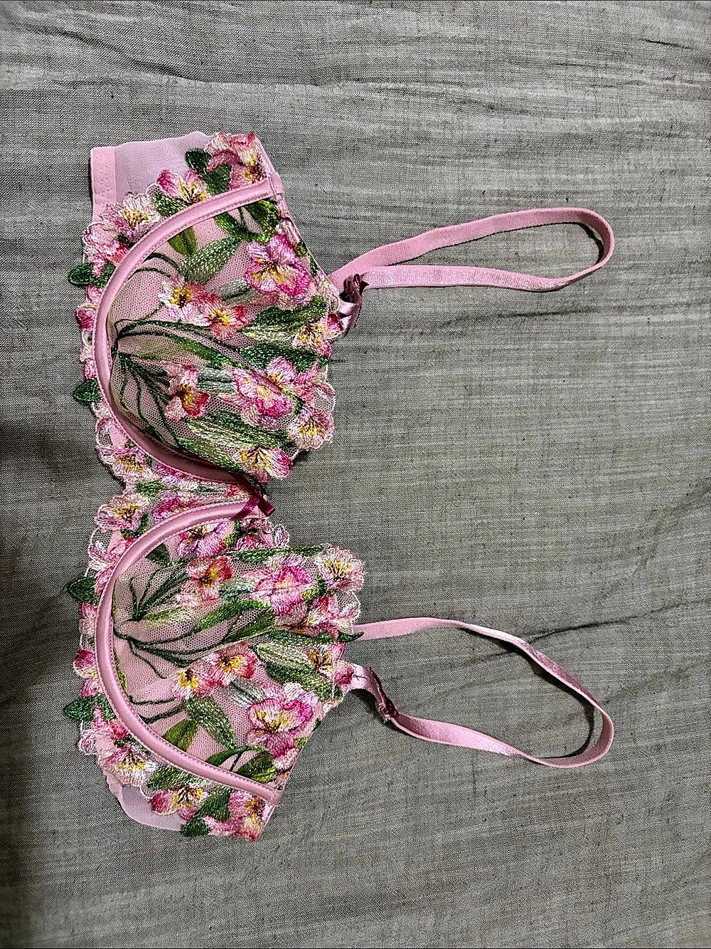 Victoria's Secret Wicked Unlined Balconette Bra Pink 34B